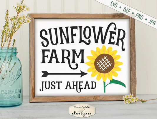 Sunflower Farm - Just Ahead - SVG
